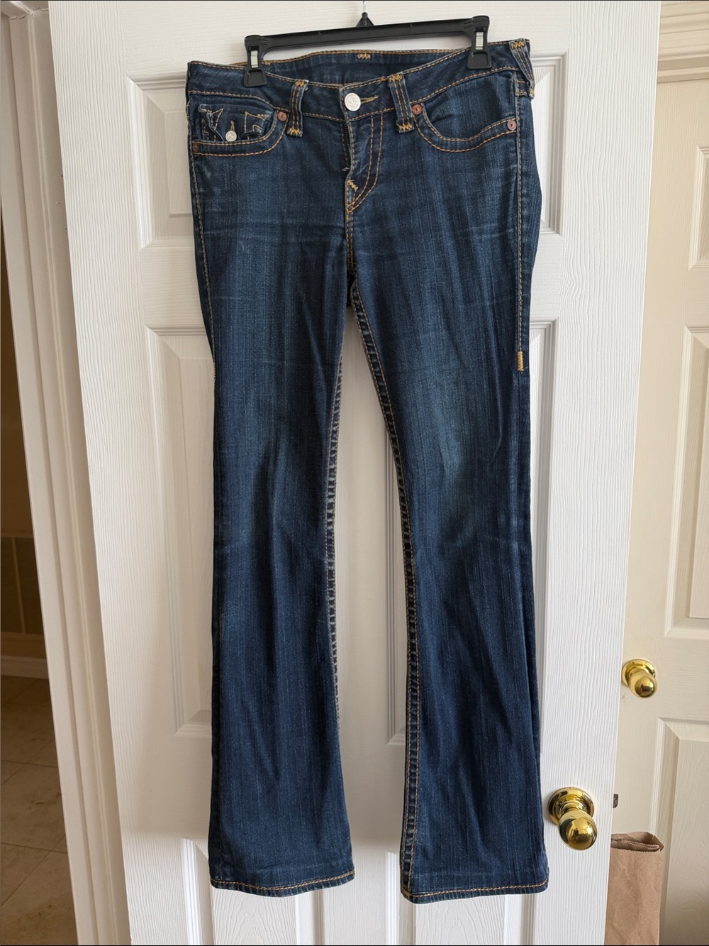 True Religion Dark Blue Flared Jeans